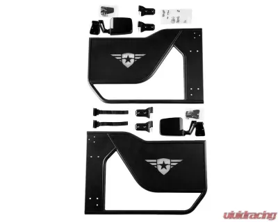 Combat Off Road Tube Doors Front Pair Jeep Gladiator 2020-2023 - 35-1046